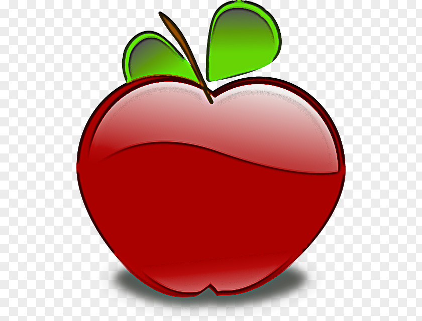 Red Fruit Leaf Apple Plant PNG