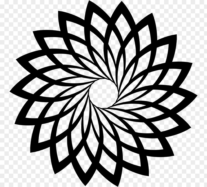 Shape Spiral Black And White Royalty-free Clip Art PNG