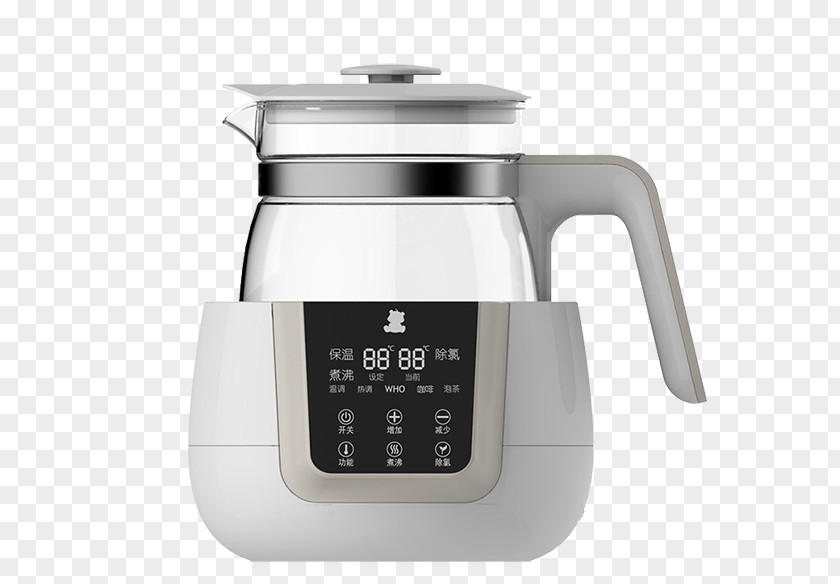 Small Baixiong Heng Wen Stressed Milk China Coffee Thermostat Kettle PNG