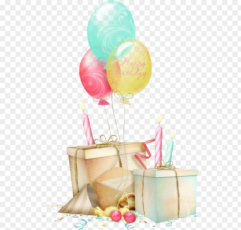 Balloon Birthday Party Greeting & Note Cards Clip Art PNG