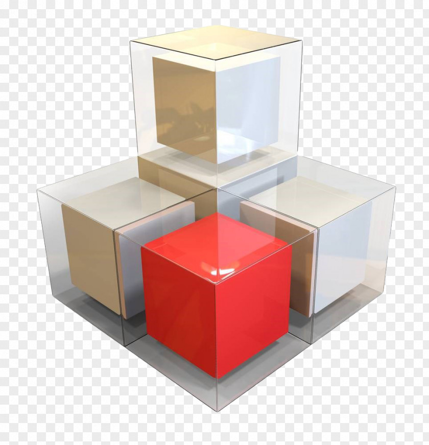Glass Box Cover Stock Photography Cube PNG