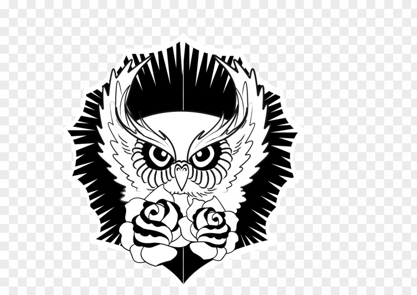 Owl Beak White Font PNG