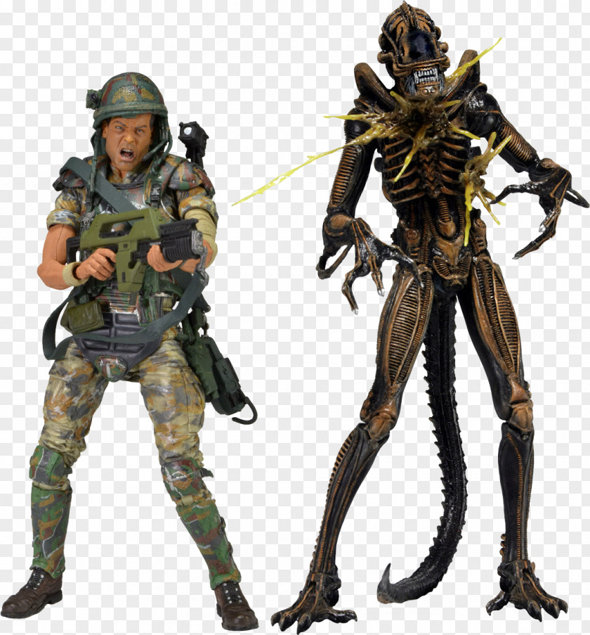 Predators Vs Alien Cpl. Dwayne Hicks Pvt. Hudson Predator National Entertainment Collectibles Association PNG