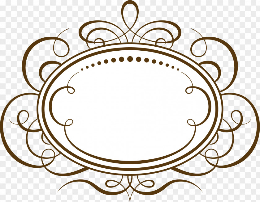 Hand Painted Brown Circle PNG