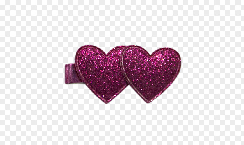 Heart Glitter Hair Ribbon Fashion PNG