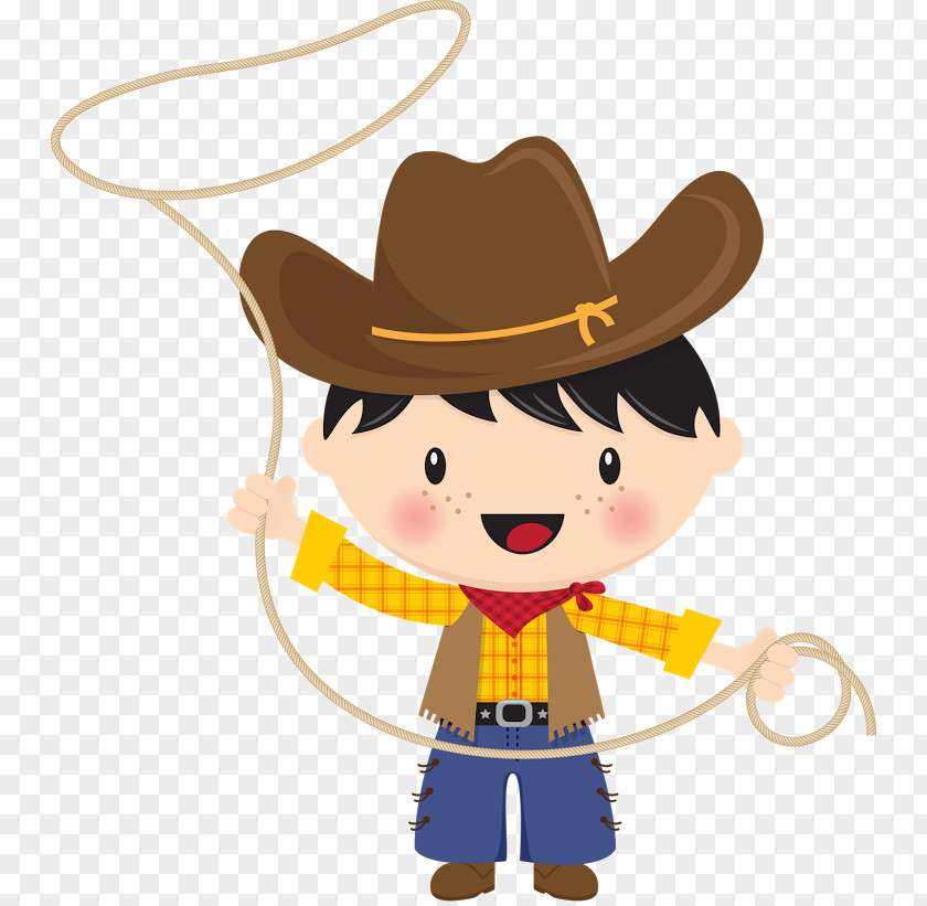 Pequeno Cowboy American Frontier Yippee-yay! Clip Art PNG