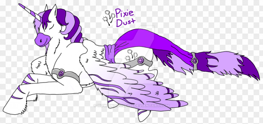 Purple Fairy Dust /m/02csf Clip Art Illustration Horse Unicorn PNG