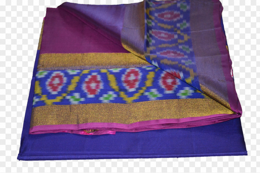 Saree Border Bed Sheets Silk Stole PNG