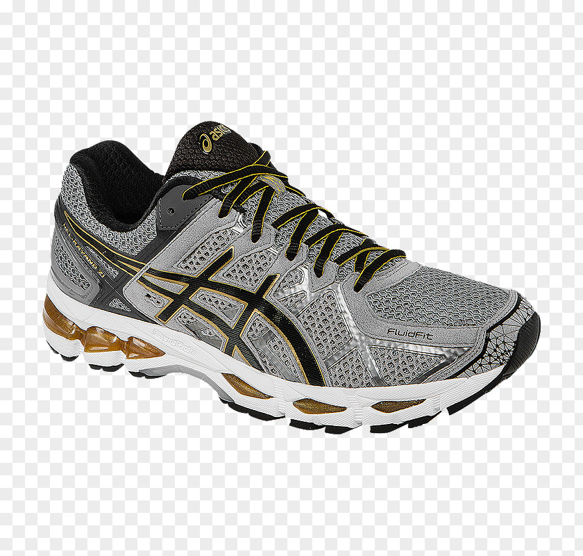 Silver Court Shoes Mens ASICS Gel-Kayano 21 Sports Running PNG