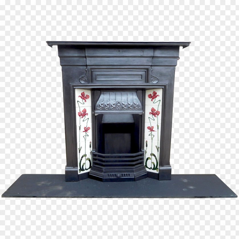 Victorian Fireplace Tools Tile PNG