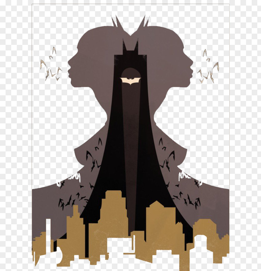 Castle Superman Batman Bane Film Poster PNG