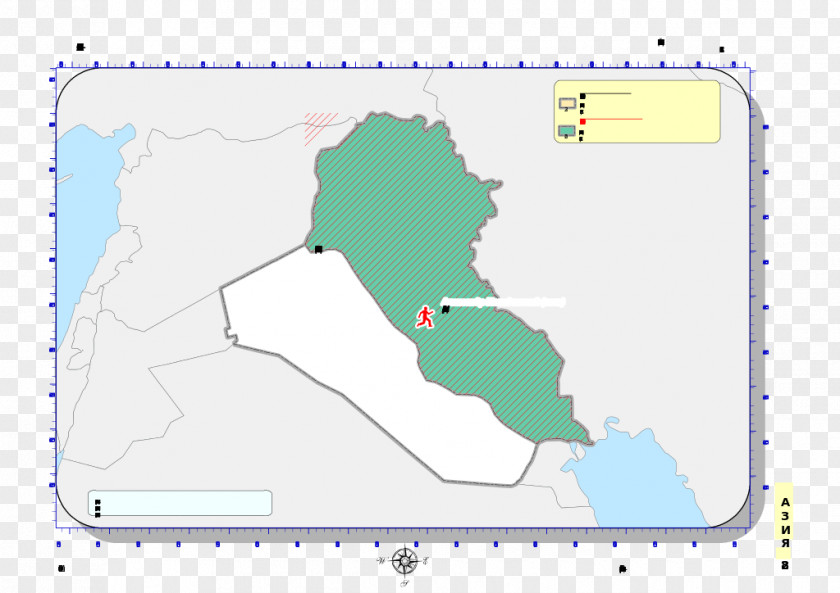 Map Iraq Iraqi Civil War World Vector PNG