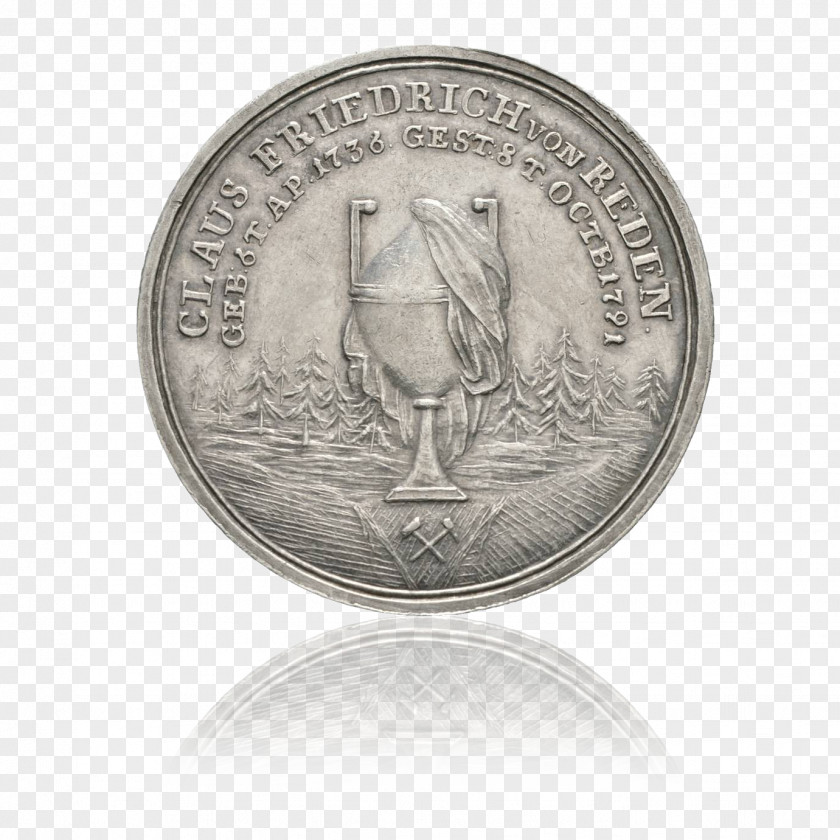 Silver Medal Coin Metal Money PNG