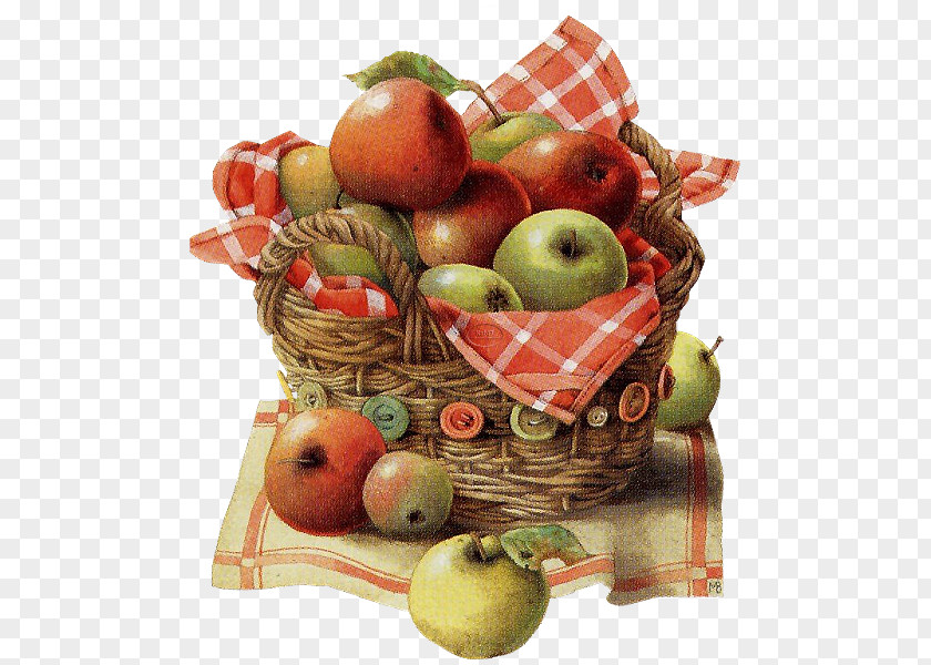 Fruits Basket Watercolor Painting The Of Apples Varenye Decoupage PNG