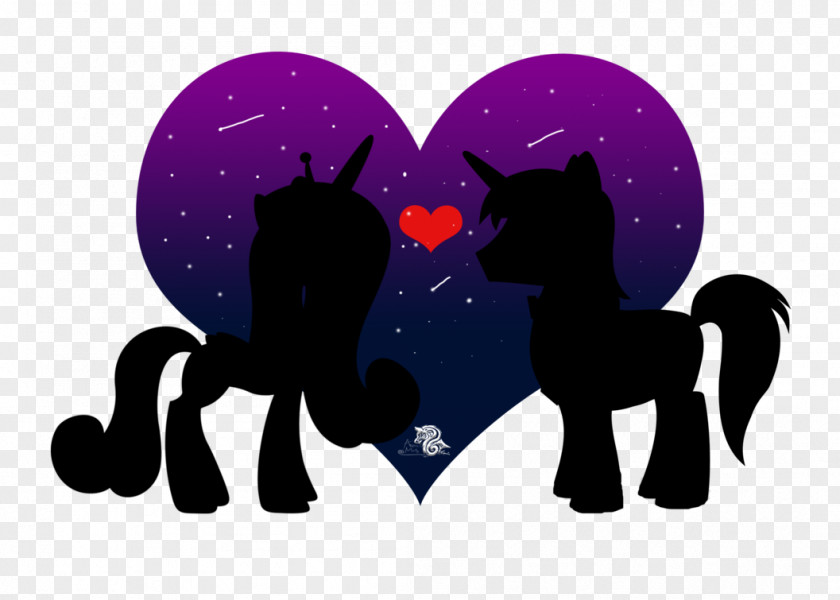 Love At First Sight Horse Cat Mammal Pony Animal PNG