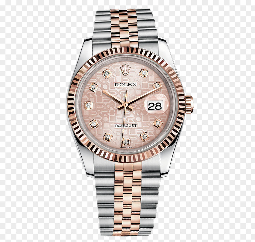 Pink Rolex Watch Male Datejust Bezel Diamond Source NYC PNG