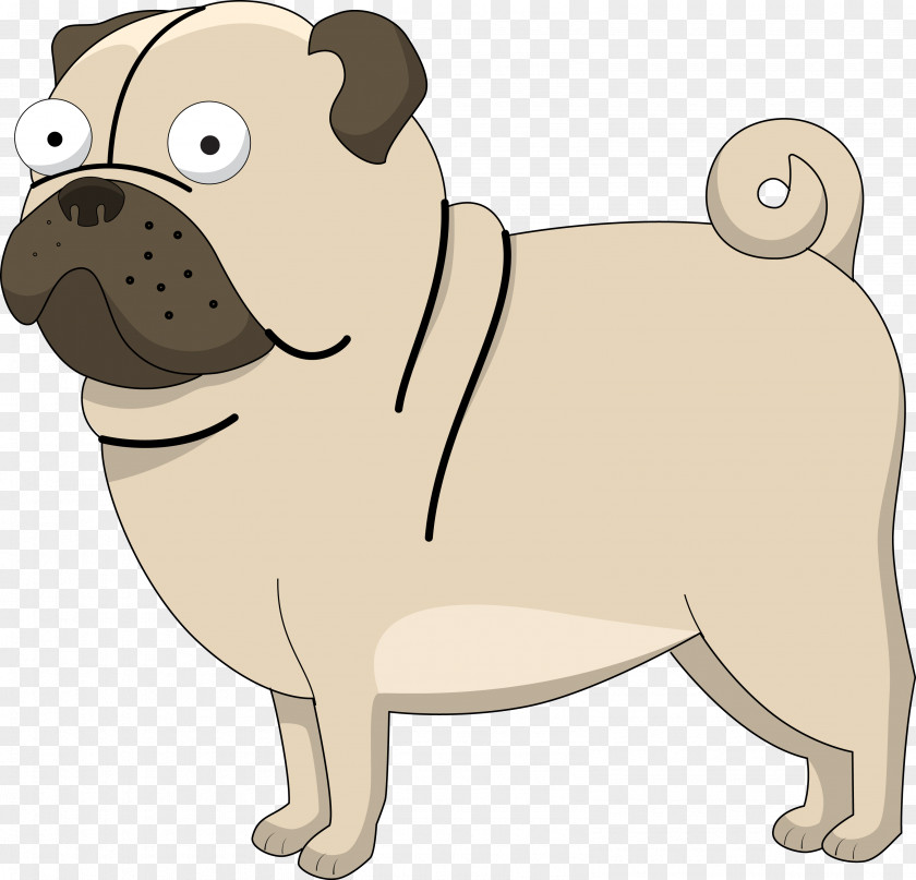 Pug Puggle Puppy Clip Art PNG