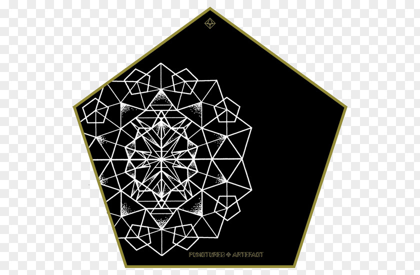 Spider Web Symmetry Pattern PNG