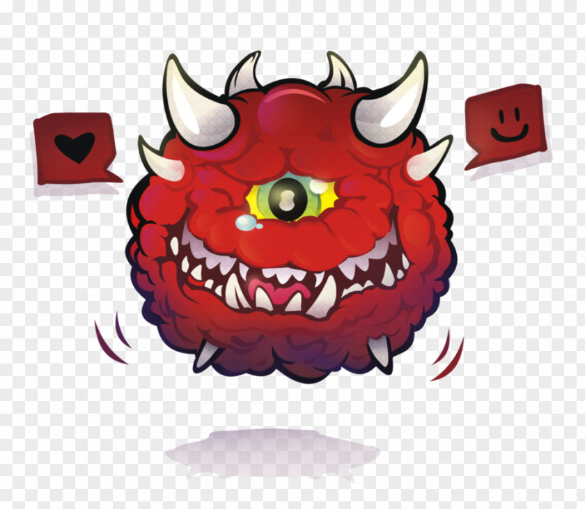 Cacodemon Doom Drawing PNG