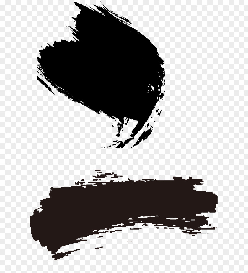 China Wind Ink Brush PNG