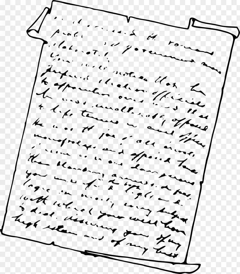 Hand Writing Paper Handwriting Letter Clip Art PNG
