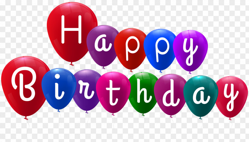 Happy Balloon Birthday To You Clip Art PNG