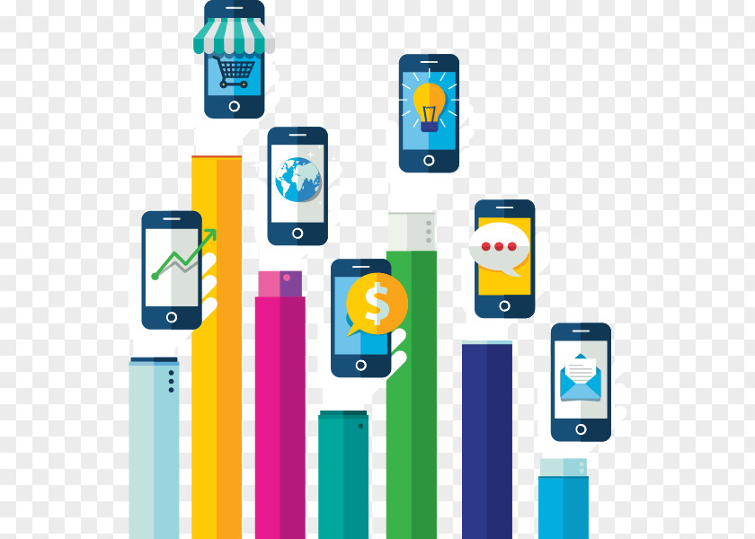 Smartphone Bank Business Mobile Phones Digital Marketing PNG