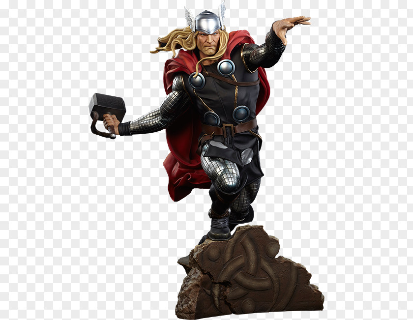 Thor Sabretooth Figurine Sideshow Collectibles Marvel Comics PNG