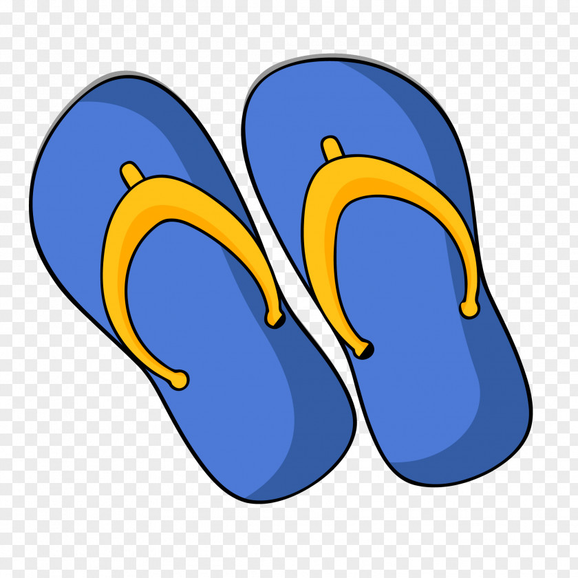 Vector Blue Sandals Flip-flops Slipper Clip Art PNG