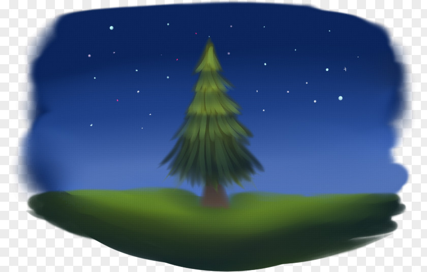 14th Spruce Fir Christmas Tree Ornament PNG