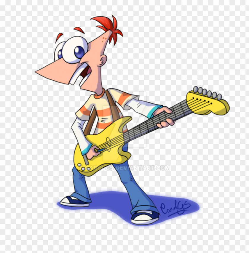 Guitar Phineas Flynn Candace Ferb Fletcher Isabella Garcia-Shapiro PNG