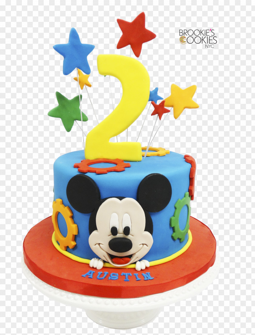 Mickey Mouse Birthday Cake Cupcake Cookie Lekach PNG