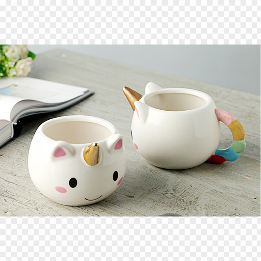 Mug Unicorn Ceramic Coffee Cup PNG