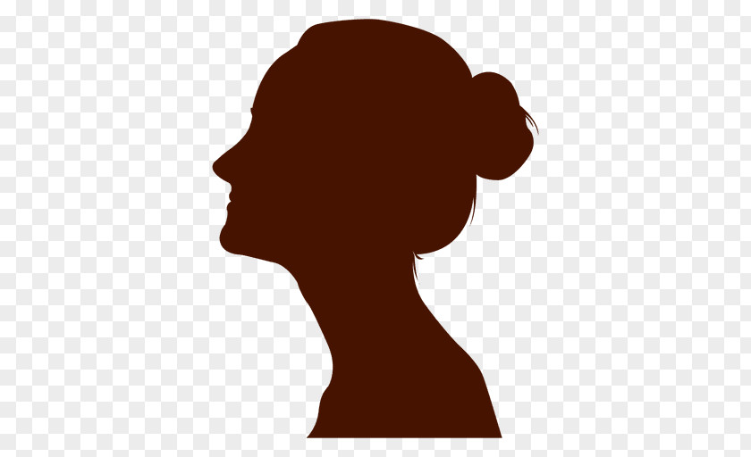 Women In Profile Silhouette Female Woman PNG
