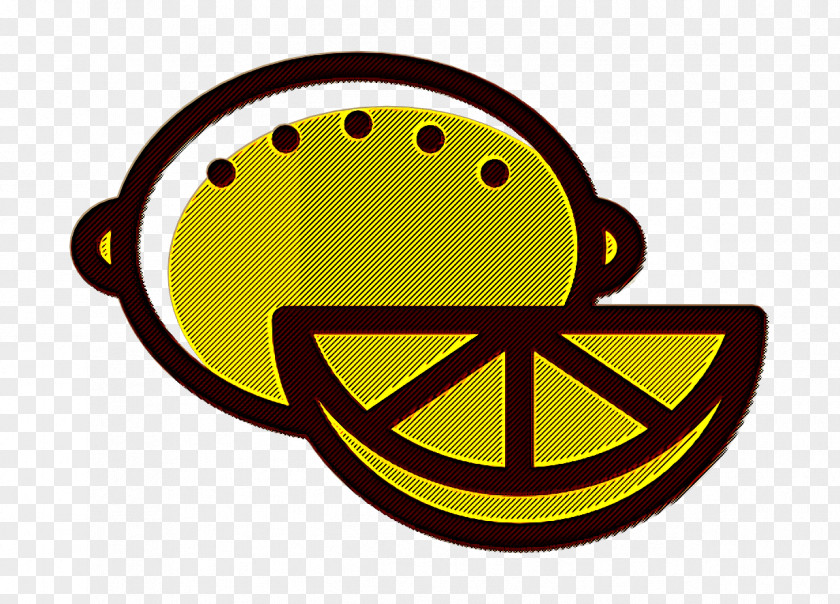 Food Icon Linear Color Set Lemon PNG