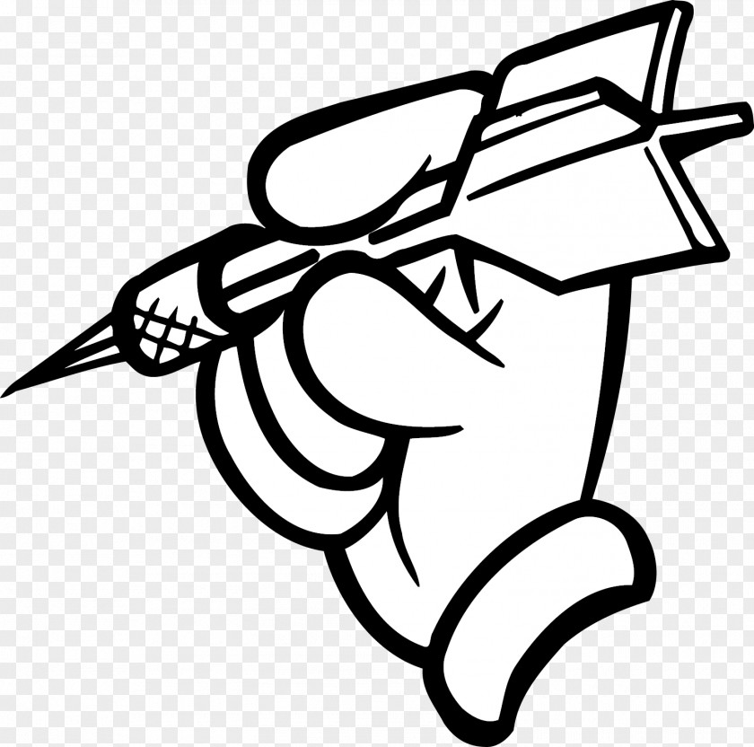 Hand-drawn Lines Throwing Darts Hand Clip Art PNG