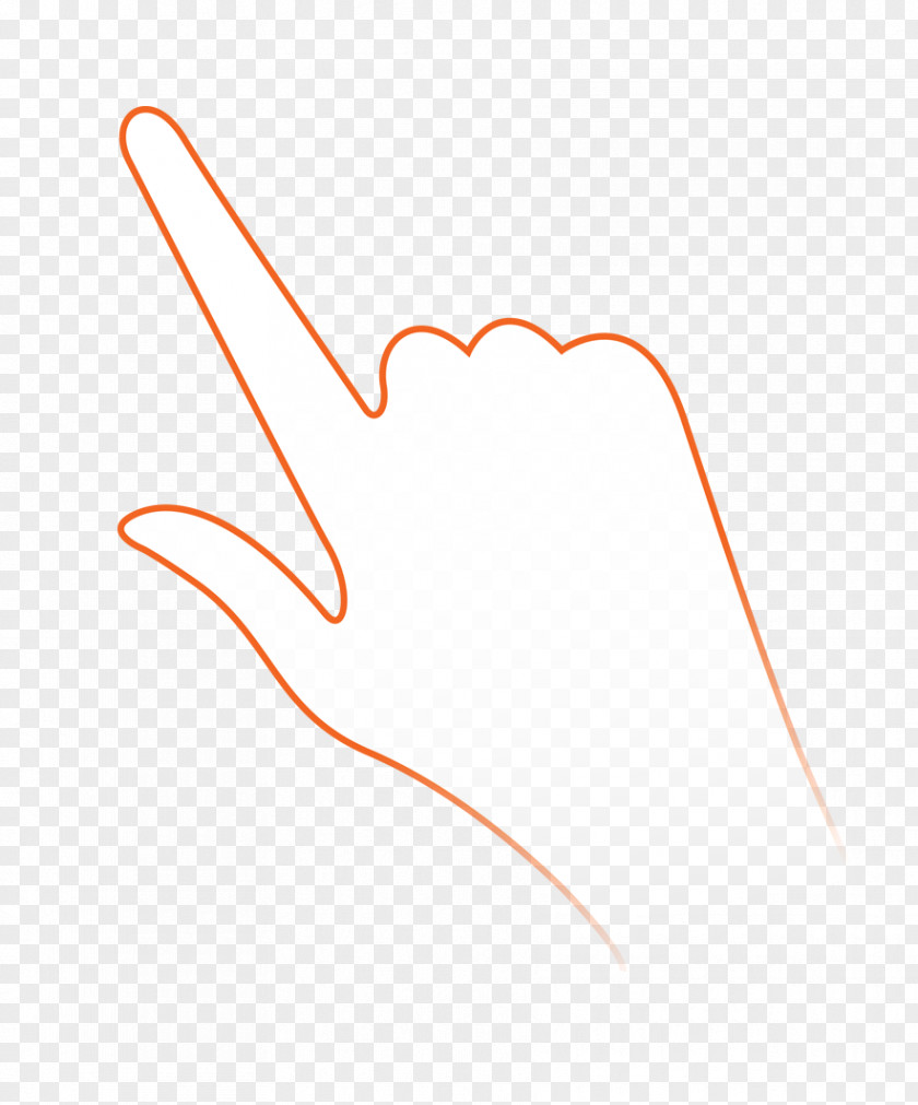 Line Point Angle Finger PNG
