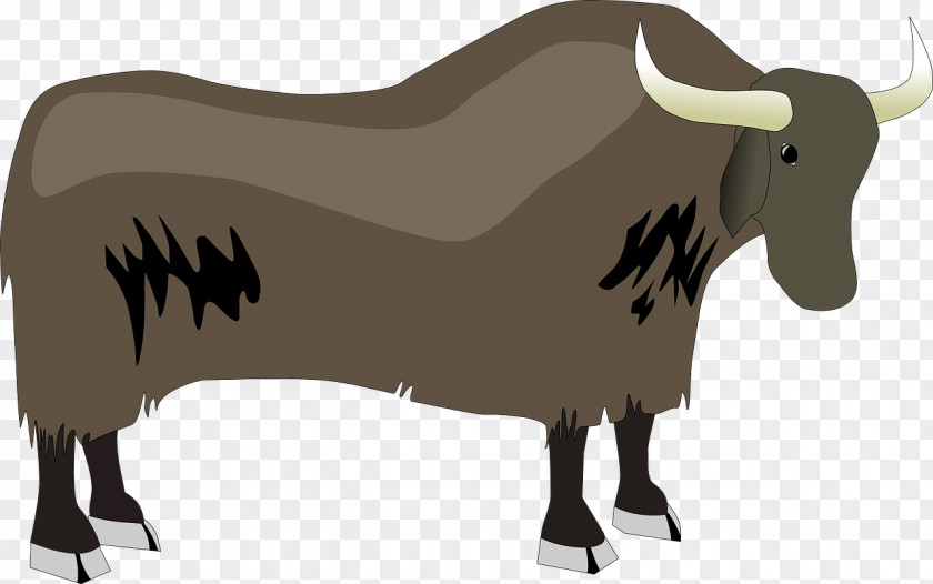 牛奶 Domestic Yak Cattle Clip Art PNG