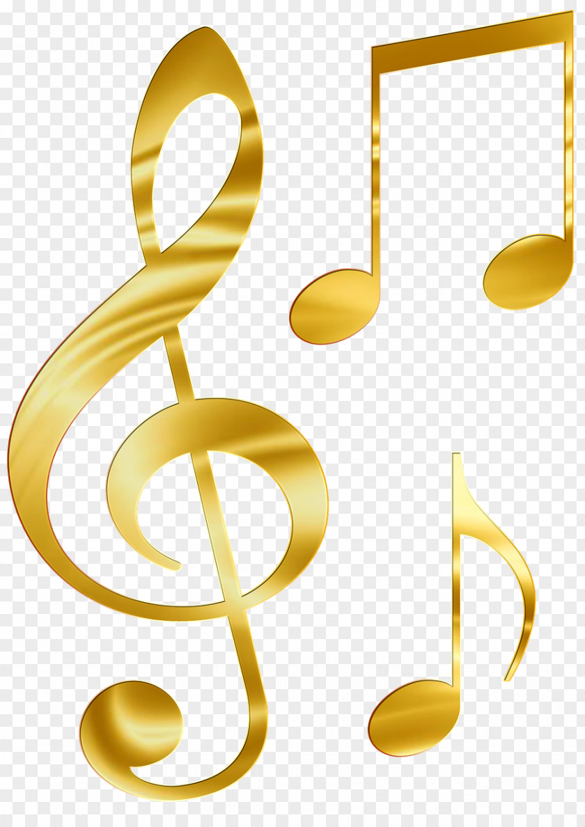 Musical Note Sheet Music PNG note , music notes, gold g-clef illustration clipart PNG