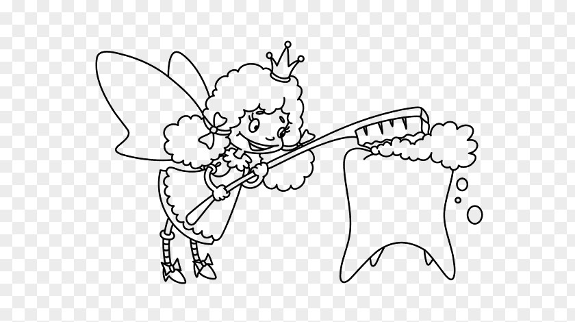 Tooth Fairy Coloring Book Child PNG