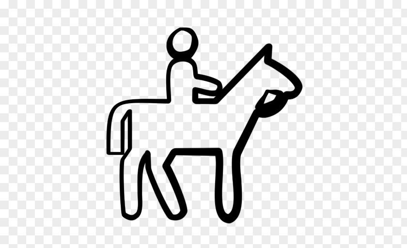 Trail Riding Finger White Line Clip Art PNG