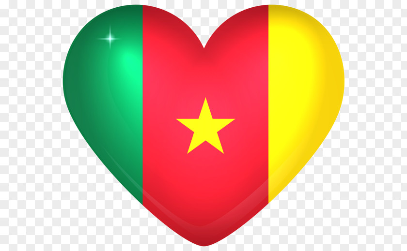 Cameroon Pickerington Heart Flag Royalty-free PNG