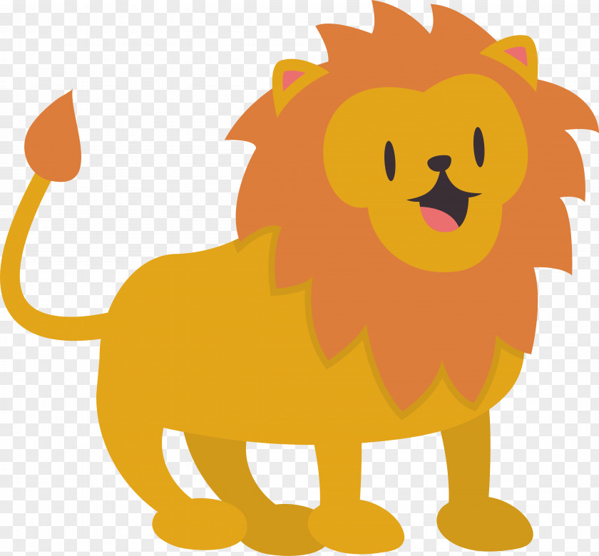 Cartoon Lion Design Adobe Illustrator Clip Art PNG