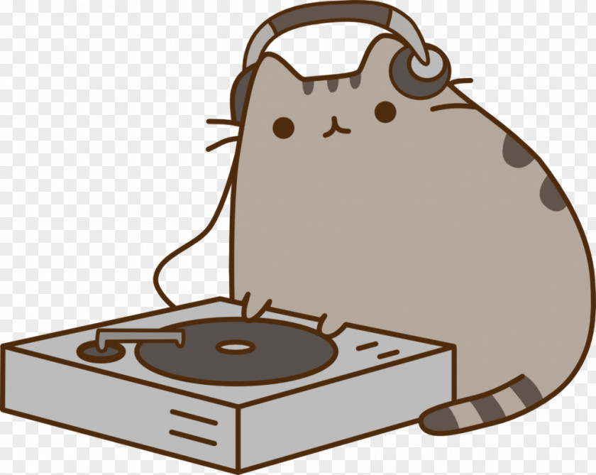 Vector Dj Pusheen Disc Jockey Animation Wikia PNG