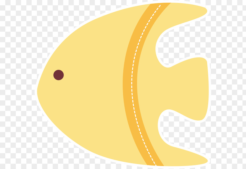 Yellow Fish Clip Art PNG