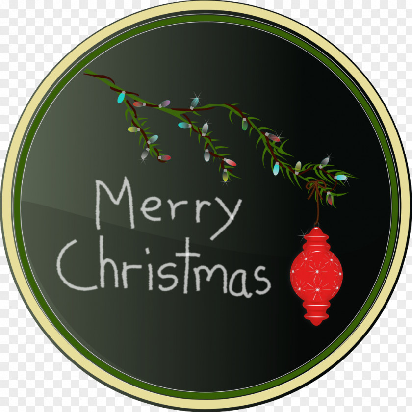 Christmas Logo Ornament Font PNG