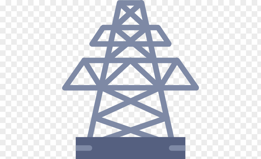 Electric Tower Transmission Electricity Overhead Power Line PNG