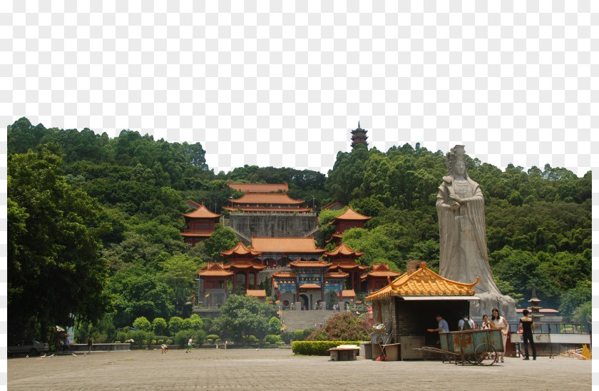 Guangzhou Tin Hau Temple Landscape Yuexiu District Wanghougong Zhangye Nansha Longnan PNG