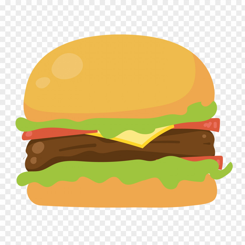 Hamburger Fold Cheeseburger Fast Food Vector Graphics French Fries PNG