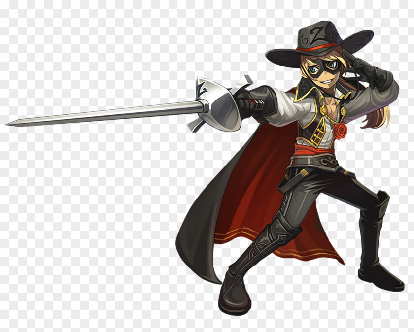 Hero Zorro Character Art Lost Saga PNG